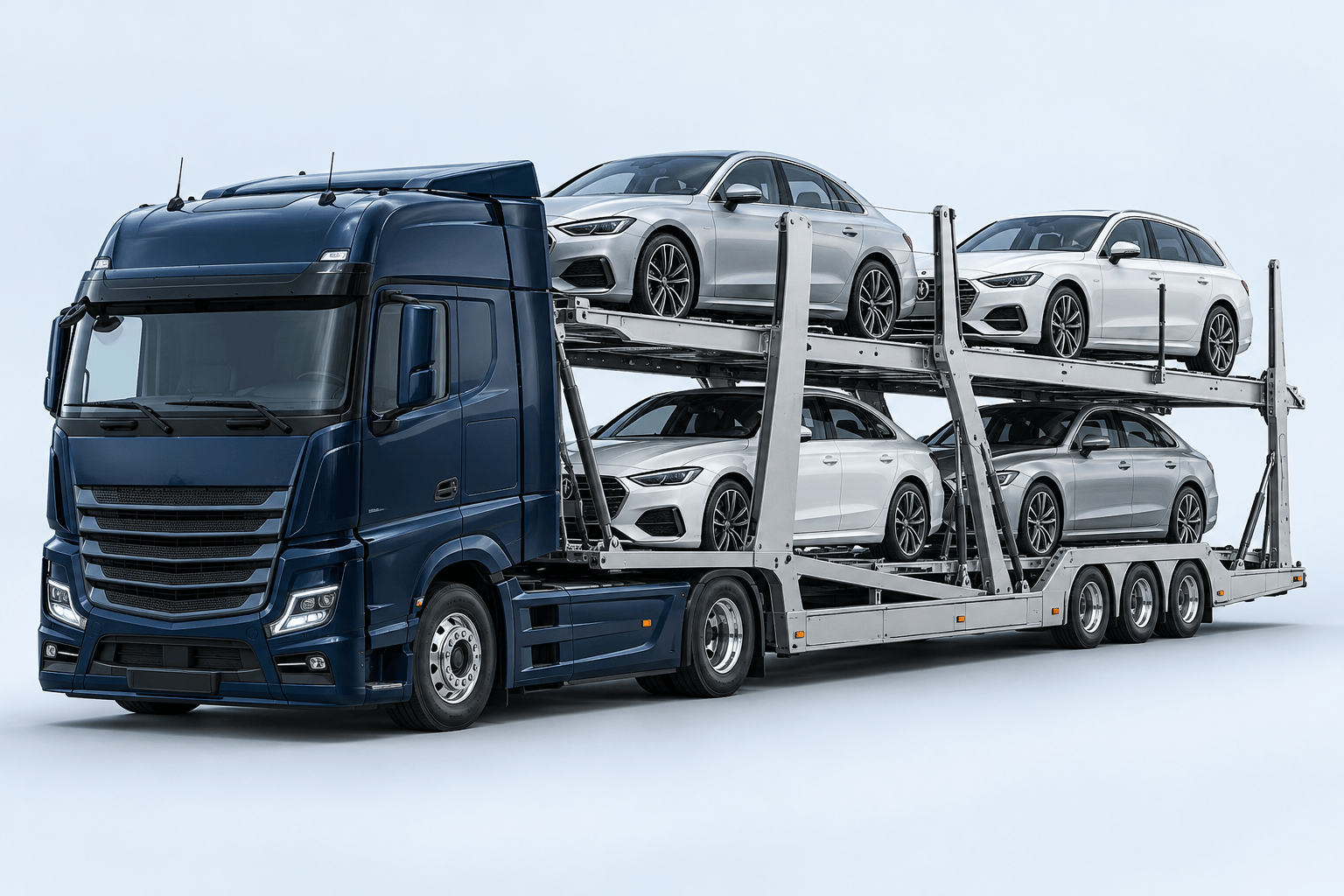 Illustration of a vehicle transporter